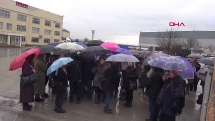 Kocaeli Gebze'de Fabrika İşçilerden Alacaklarının Ödenmesi İçin Eylem