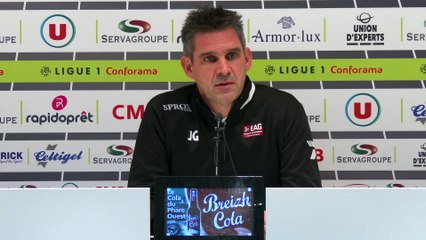 Le point presse de Jocelyn Gourvennec avant Saint-Étienne