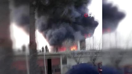 Gaziantep Sanayi Sitesinde Yangın