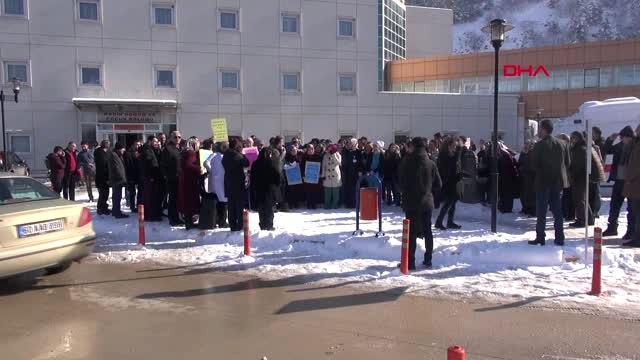 Tokat Sağlıkçılardan 'Kardan Adam'lı Döner Sermaye Eylemi