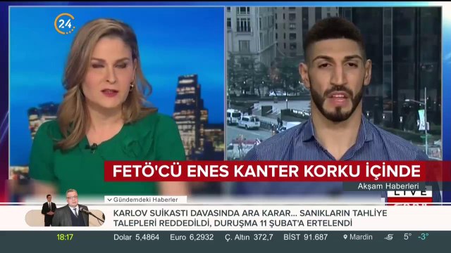 FETÖ'cü Enes Kanter korku içinde