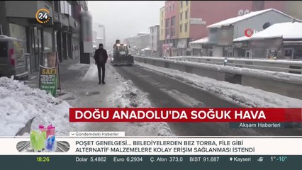 Doğu Anadolu kara teslim oldu