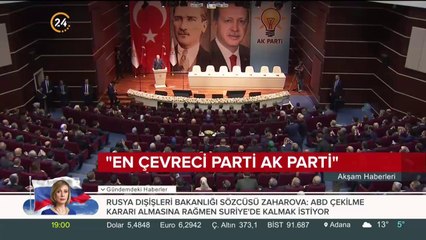Başkan Erdoğan: En çevreci parti AK Parti'dir
