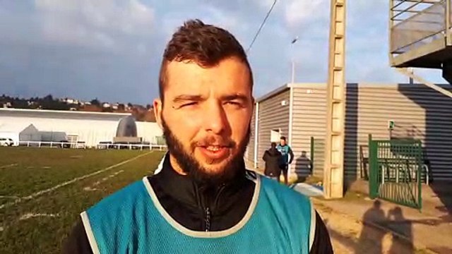 Kévin Rivoire (CSBJ) avant le derby contre Vienne en Fédérale 1
