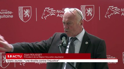Alain Rousset :  Gilets Jaunes, "une révolte contre l'injustice"