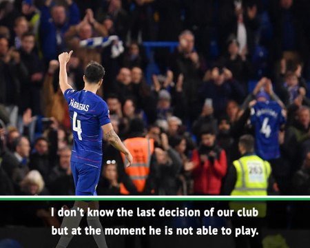 Fabregas needs to leave Chelsea - Sarri