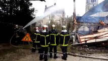 Incendie Vanvey intervention pompiers