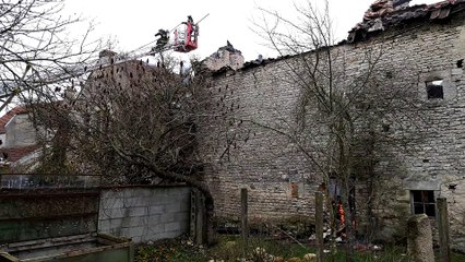 Incendie Vanvey le 11 janvier intervention pompiers