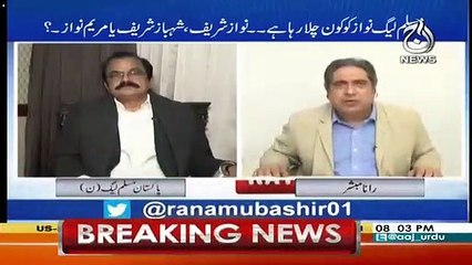 Who Is Running The Affairs Of The PMLN Right Now-Rana Mubashir To Rana Sanaullah