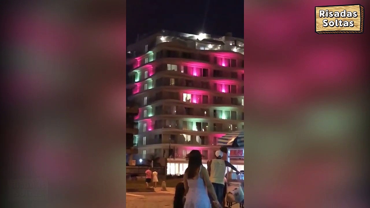Couple forgets to close the window and neighbors watched in the 1st row