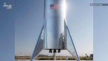 Elon Musk Reveals SpaceX's Starship Test Rocket in All its Glory