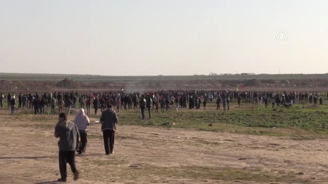 İsrail Askerleri Gazze Sınırında 1 Filistinliyi Şehit Etti