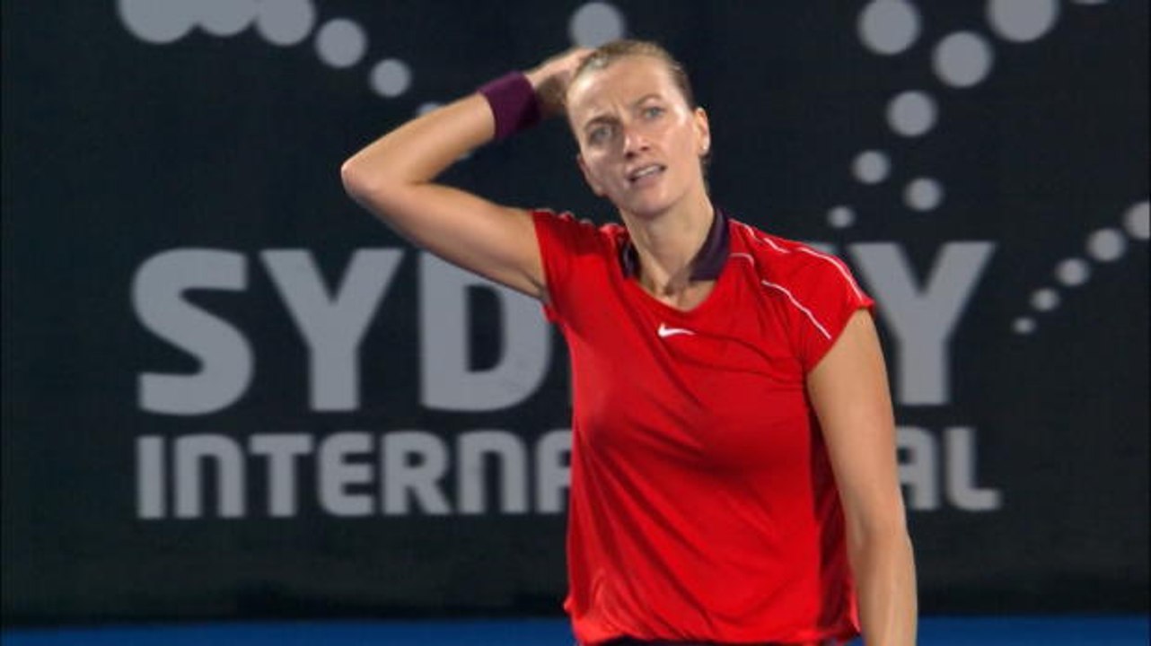 Kvitova powers into Sydney final