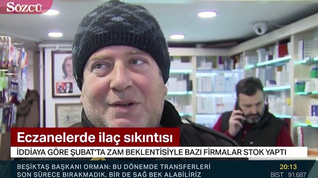 Eczanelerde ilaç sıkıntısı
