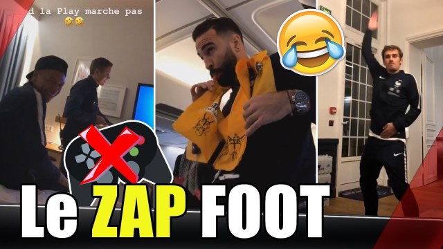GRIEZMANN imite Mohamed HENNI, RAMI en mode conneries, MBAPPÉ et THAUVIN en galère... le ZAP FOOT !