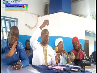 Assemblée générale hebdomadaire de l'UFR sous la présidence de l'honorable Ibrahima Bangoura