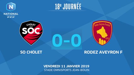 J18 : SO Cholet - Rodez Aveyron AF (0-0), le résumé