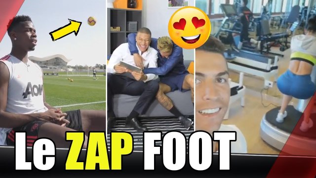 La réaction magique de POGBA, MBAPPÉ célibataire, les RONALDO à la salle... le ZAP FOOT !