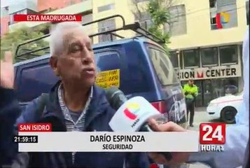 San Isidro: testigos cuentan detalles del robo a conocida joyería 'El Tupo'