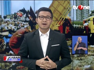 Sampah di Kali Bekasi, Menggunung Sepanjang Seratus Meter