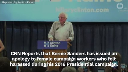 Sanders Apologizes To Women Harassed In 2016 Campaign