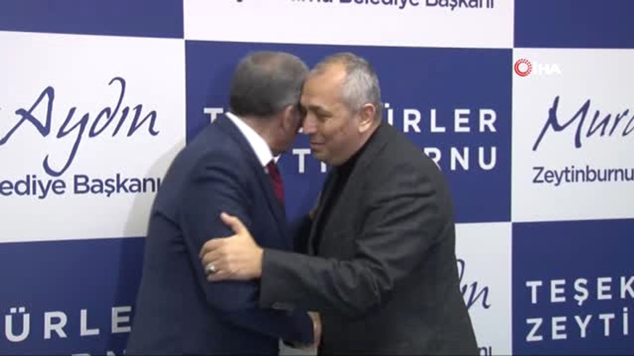 Zeytinburnu Belediye Başkanı Murat Aydın'a "Ved...