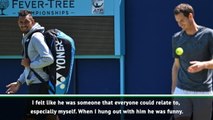 Kyrgios pays tribute to 'down to earth' Murray