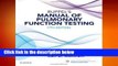 Ruppel s Manual of Pulmonary Function Testing, 11e