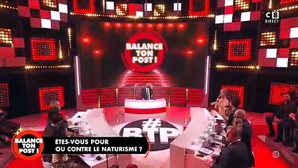 Le grand retour des naturistes, hier soir, en direct sur le plateau de "Balance ton post" chez Cyril Hanouna sur C8