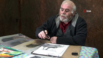 Barınma evinde kalan ressam Özuyanık: “Cumhurbaşkanı Erdoğan'ın resmini yaptığımda bütün solcular düşman oluyor”