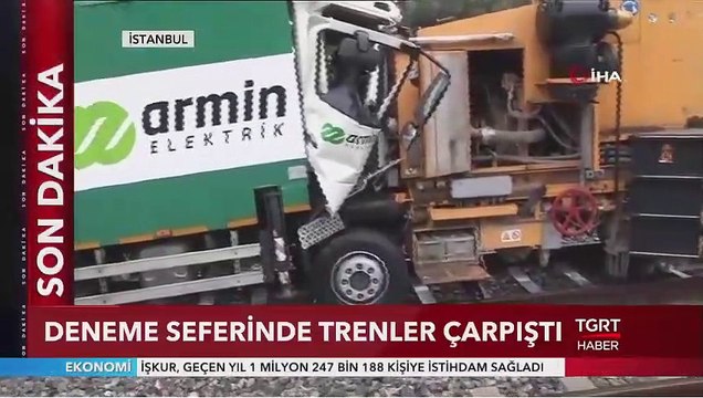 Halkalı- Gebze Banliyö Tren Hattında Kaza! Olay Yerinden İlk Görüntüler...