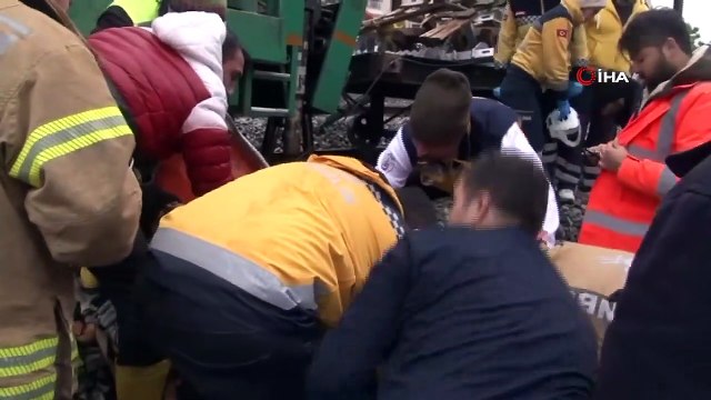 Halkalı-Gebze Banliyö Hattında Tren Kazası!