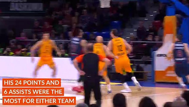 Turkish Airlines EuroLeague Regular Season Round 18 MVP: Marcelinho Huertas, KIROLEBT Baskonia Vitoria-Gasteiz