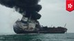 Tanker minyak terbakar di pesisir Hong Kong - TomoNews