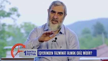 871) İşyerinden tazminat almak caiz midir? / Birfetva