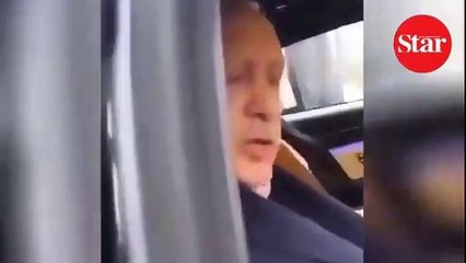 Başkan Erdoğan soğukta beklediklerini görünce bir anda konvoyunu durdurdu