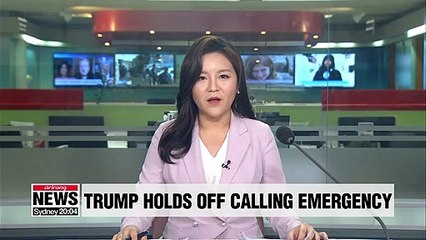 Trump says he won't declare national emergency yet, urges Congress to act