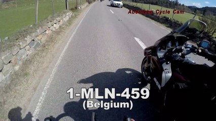 1-MLN-459 - Close pass at speed against oncoming traffic - A93 Crathie, Aberdeenshire