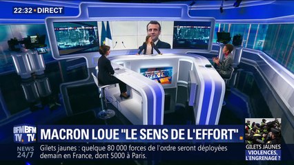 Emmanuel Macron loue "le sens de l'effort" (2/3)