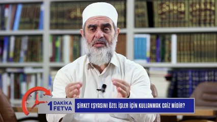 921) Şirket eşyasını özel işler için kullanmak caiz midir? / Birfetva