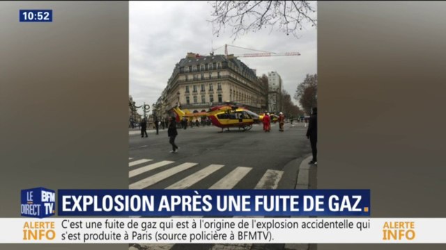 Explosion à Paris: deux hélicoptères de la sécurité civile se sont posés en plein cœur de la capitale