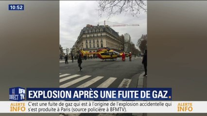 Explosion à Paris: deux hélicoptères de la sécurité civile se sont posés en plein cœur de la capitale