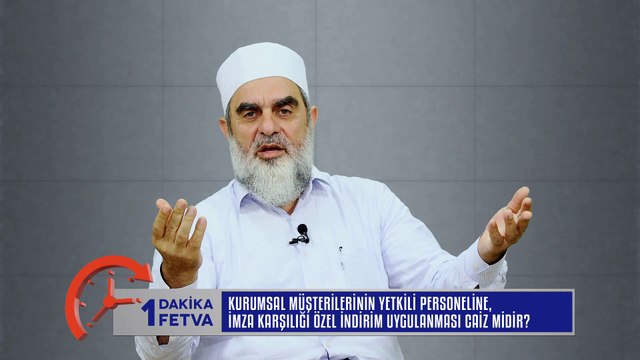 937) Kurumsal müşterilerinin yetkili personeline, imza karşılığı özel İndirim uygulanması caiz midir? / Birfetva