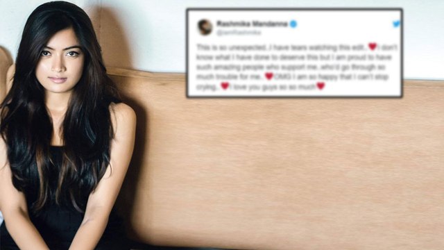 Rashmika Mandanna Gets Emotional Over Fans Response | Filmibeat Telugu