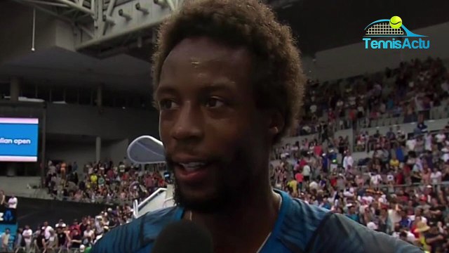 Open d'Australie 2019 - Gaël Monfils : Il faut le dire, j'ai bien bossé, je suis bien
