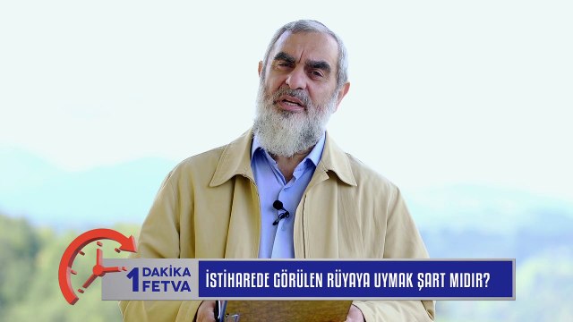 950) İstiharede görülen rüyaya uymak şart mıdır? / Birfetva