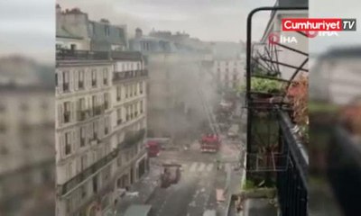 Paris'teki patlamadan ilk görüntüler