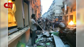 Explosão de prédio em Paris faz várias vitimas