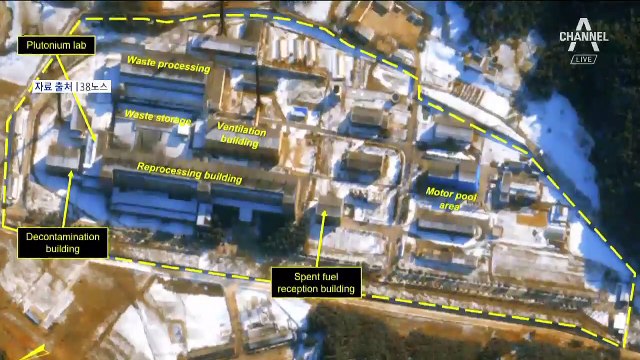 공장 지붕 위 녹은 눈…北 영변 핵시설 가동 징후 포착