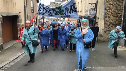 Environ 2500 manifestants dans les rues de Mayenne